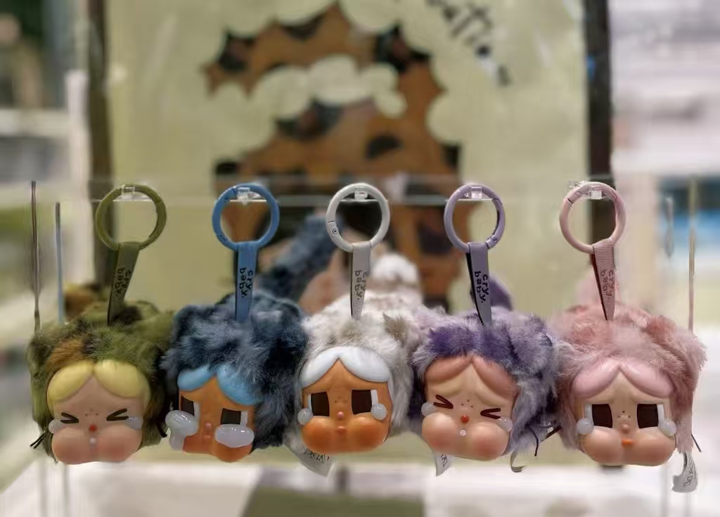 祖国版豹豹猫猫系列搪胶毛绒潮玩