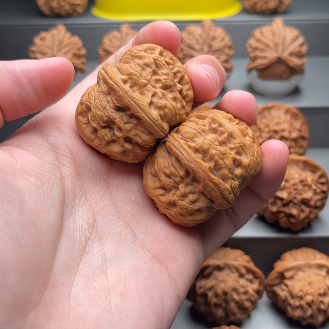 把件文玩核桃43平谷元宝