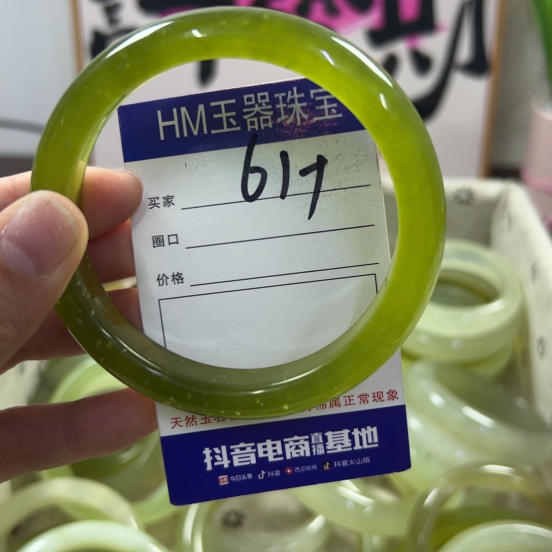 蛇纹石玉手镯未镶嵌173