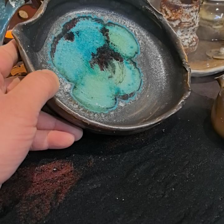 陶摆件手工高温原矿窑变新品福利