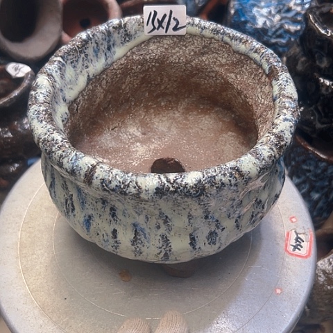 粗陶花盆手工花盆