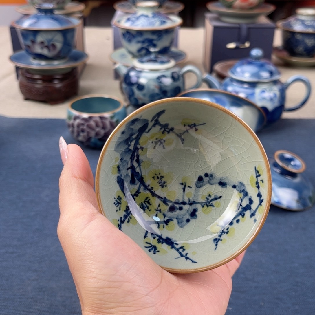杯景德镇手绘手工茶具