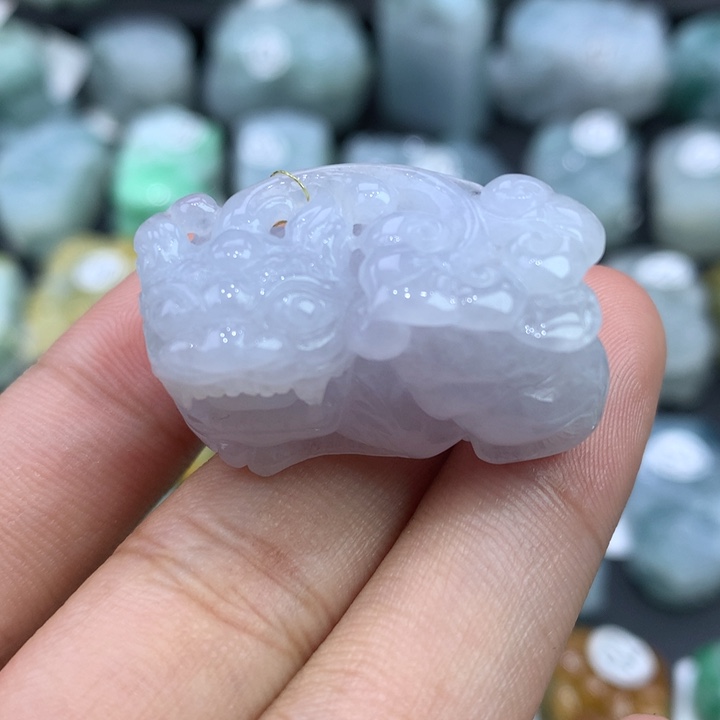 翡翠未镶嵌颈饰天然缅甸翡翠