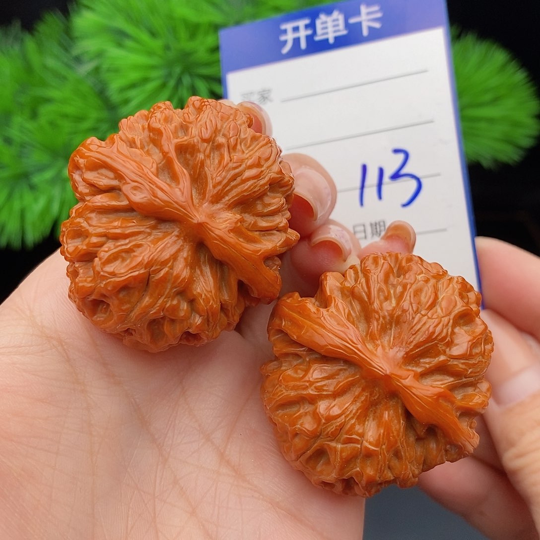 文玩核桃把件40苹果113