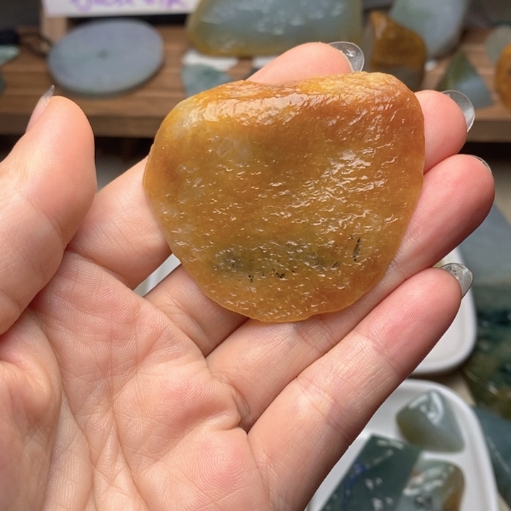 翡翠未镶嵌颈饰天然