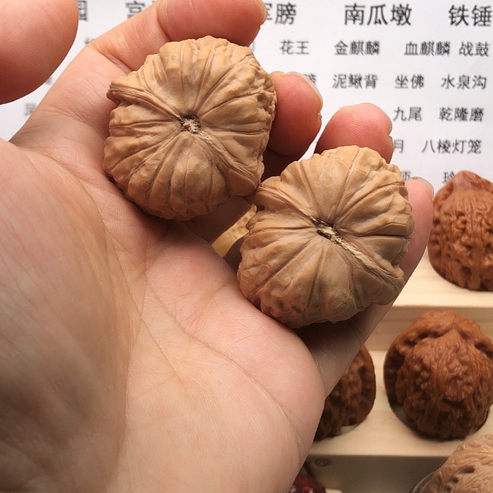 把件文玩核桃万*南瓜墩，边38