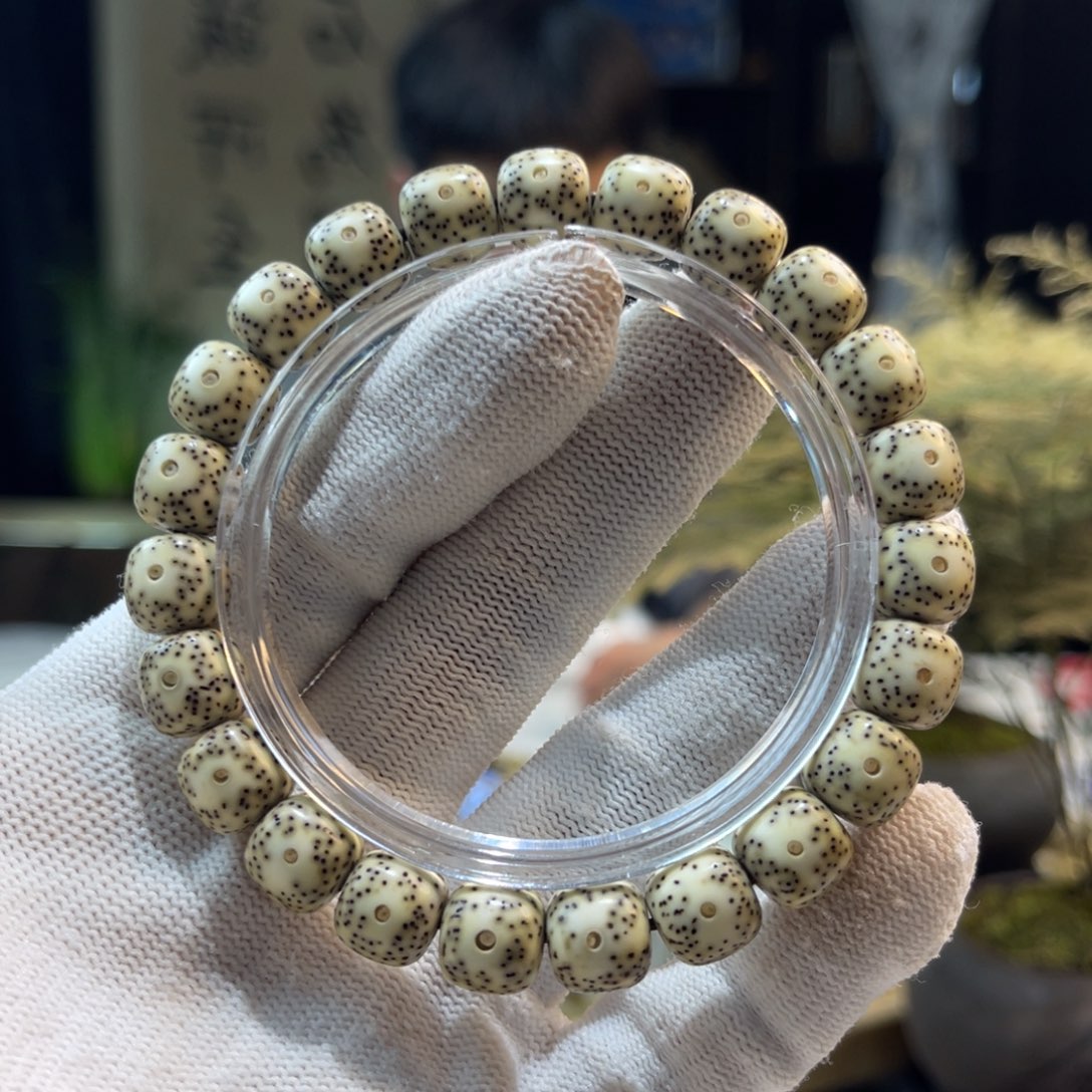 星月菩提手串老油青花A12