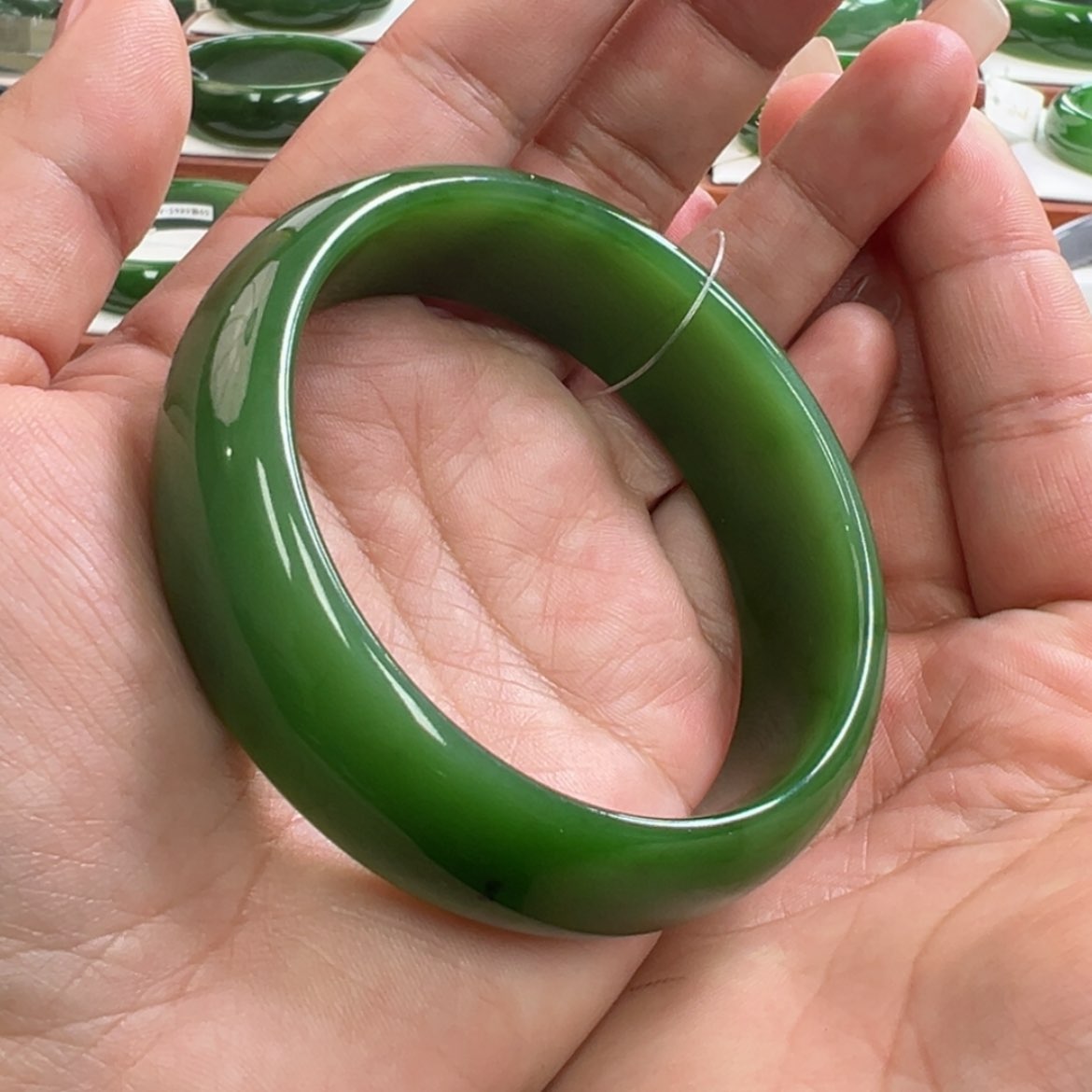 【闪购商品】和田玉手镯未镶嵌用****1