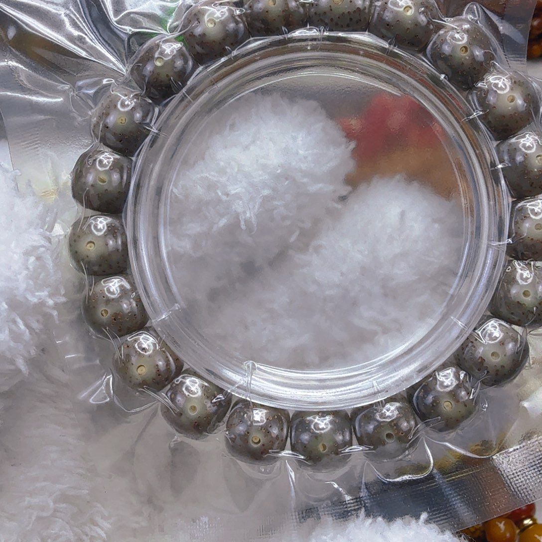 手串星月菩提6殿堂黑冰星月菩提单圈11×10桶