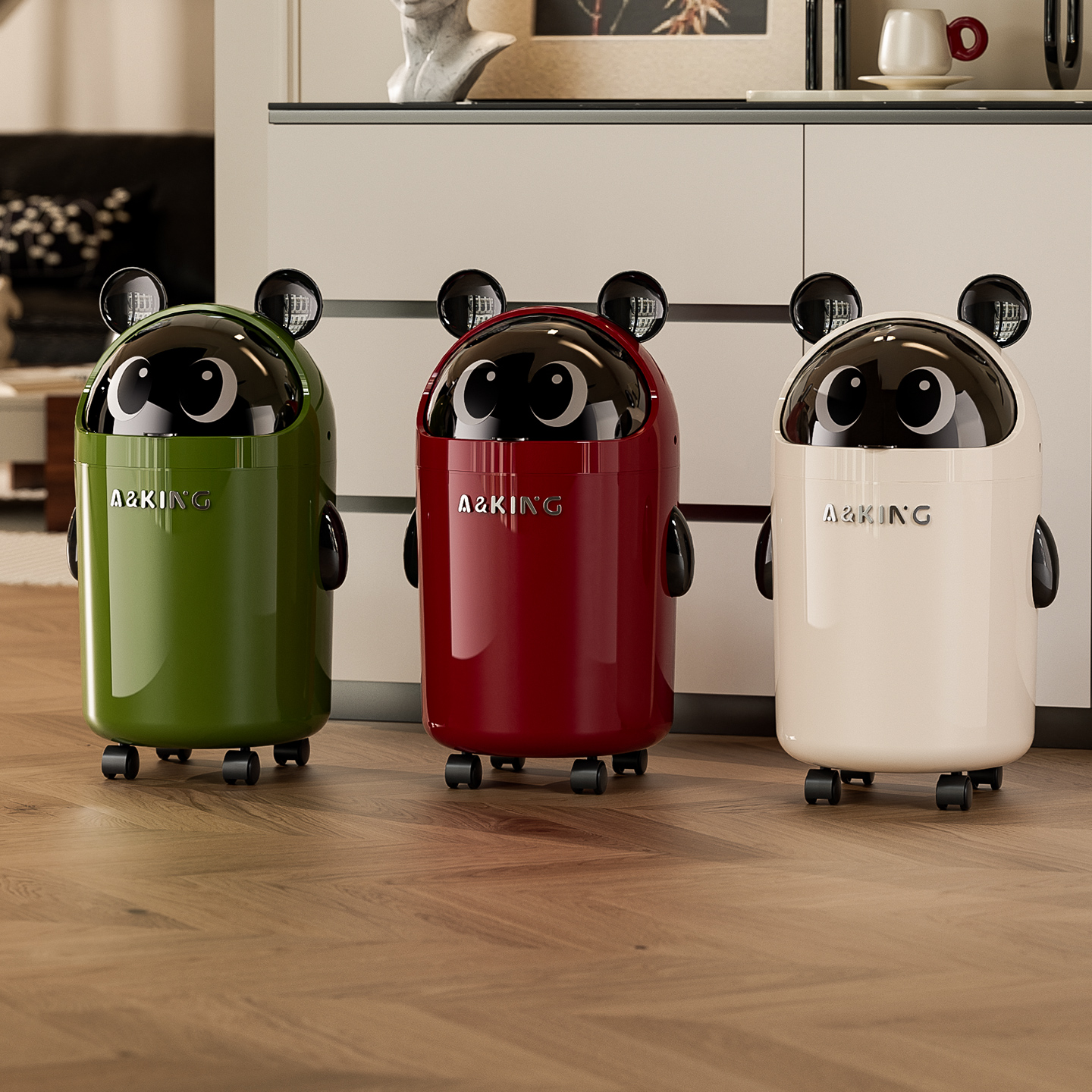 2025新款垃圾桶超大容量客厅卧室不漏垃圾袋双桶方便打扫免弯腰