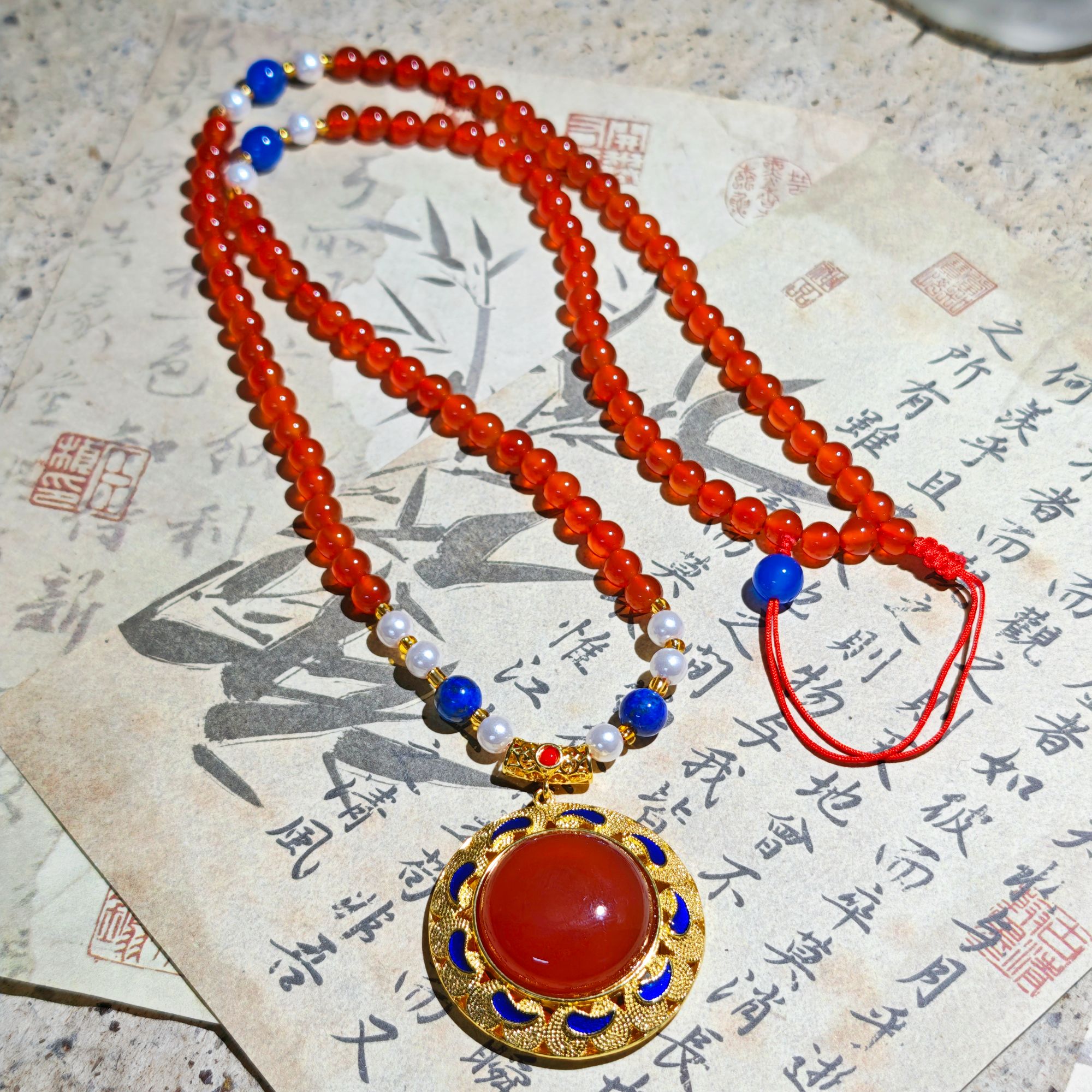 暖冬好物 国风圆牌毛衣链 多样性发货 拍一发一 M262