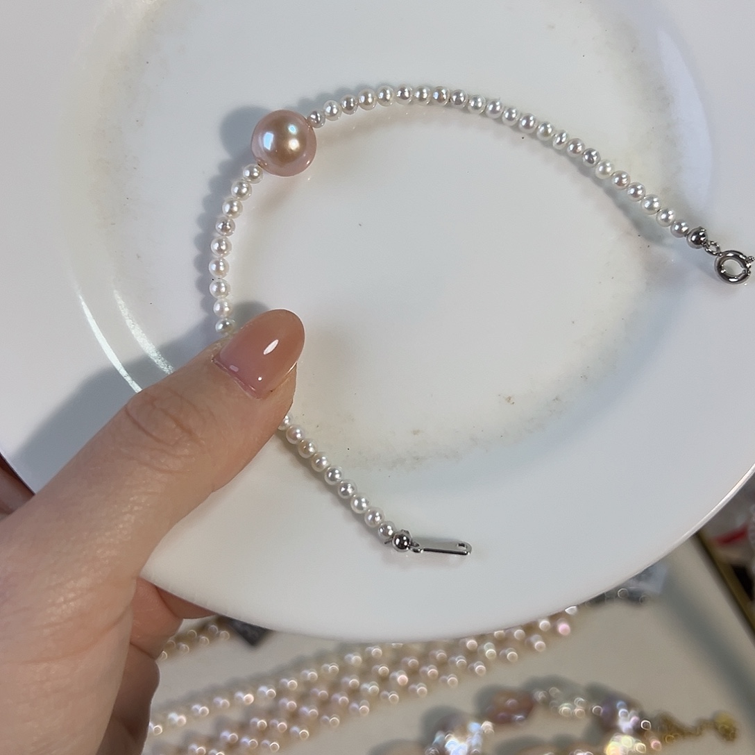 S***y未镶嵌设计款珠宝淡水珍珠