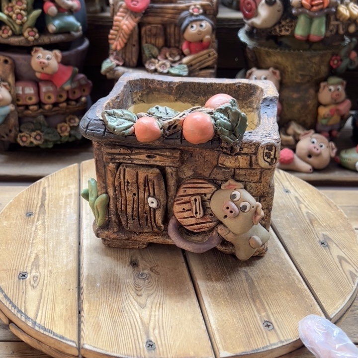 嘻哈多肉花盆百搭