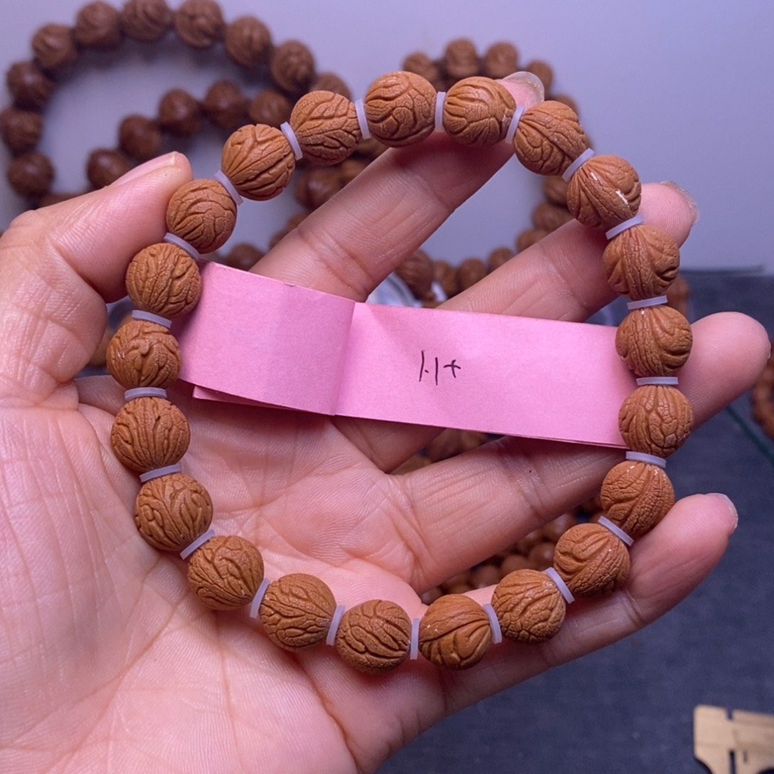 秦岭龙纹桃核21颗