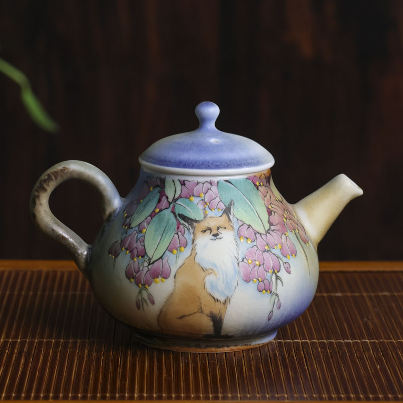 纳兰-狐狸壶（蕉白S0376）