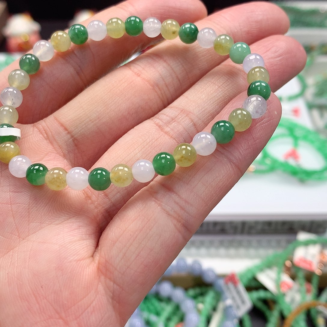 翡翠手链未镶嵌翡翠