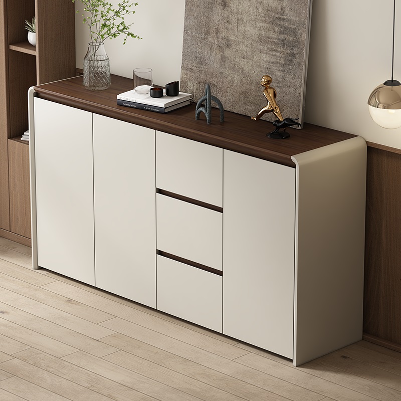 实木餐边柜2025新款餐厅家用简约轻奢多功能大容量储物柜玄关