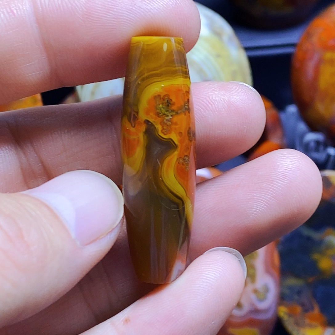 玛瑙/玉髓未镶嵌吊坠(不含链)