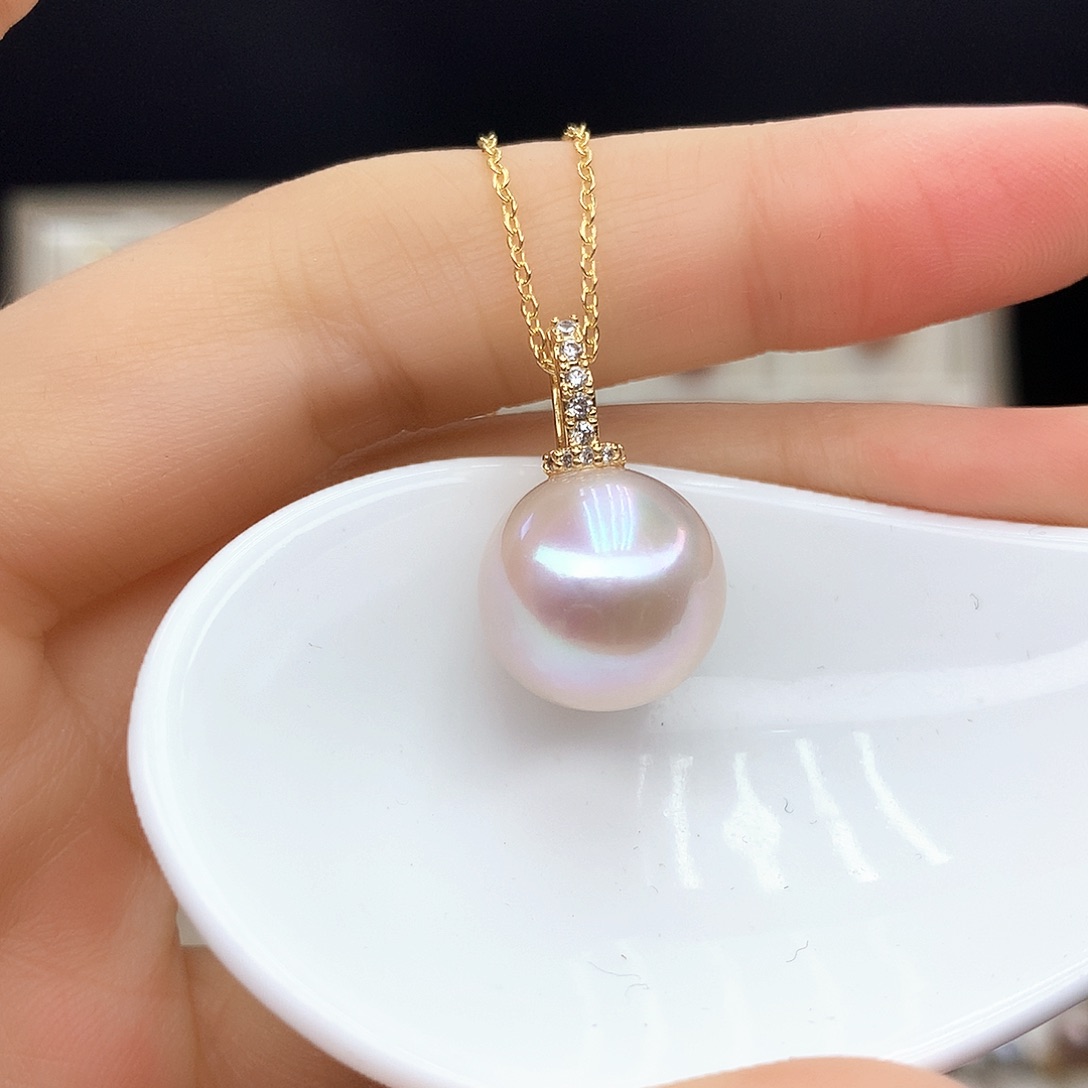 淡水珍珠颈饰合金