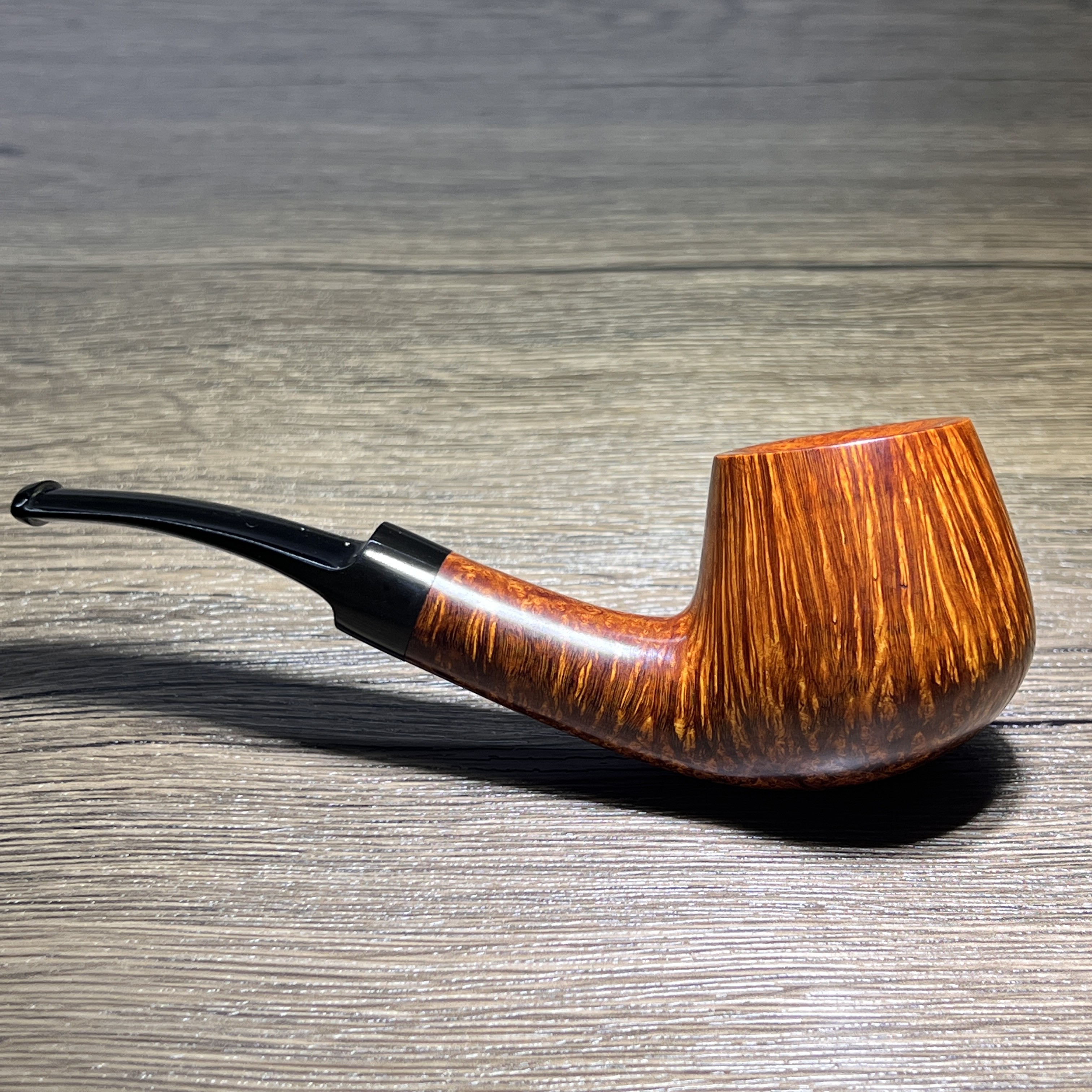 中国制斗师袁枚2火级丹麦式石楠木手工烟斗