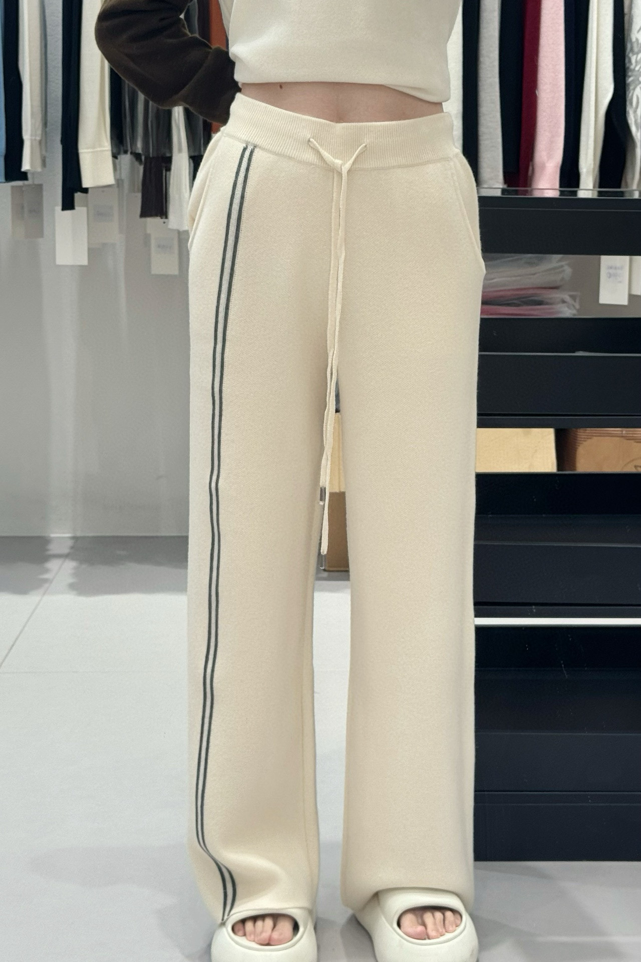 【寳姐专属】羊绒收腰长裤