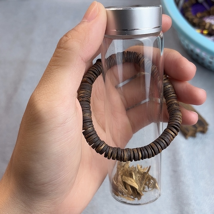 沉香沉香碎屑奇楠沉香片珠单圈多样性发一6g