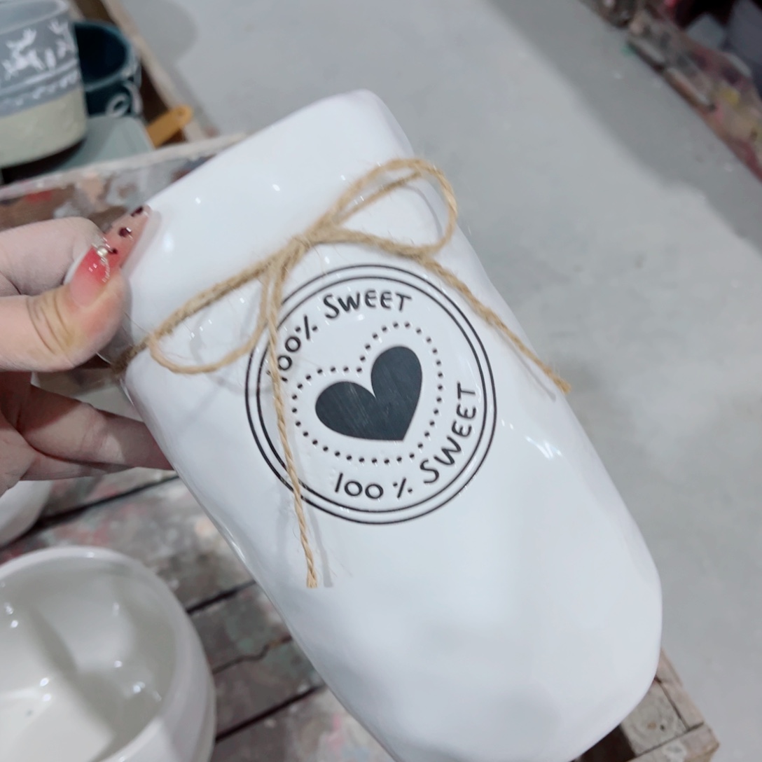 有孔，陶瓷花盆满10米包邮发货