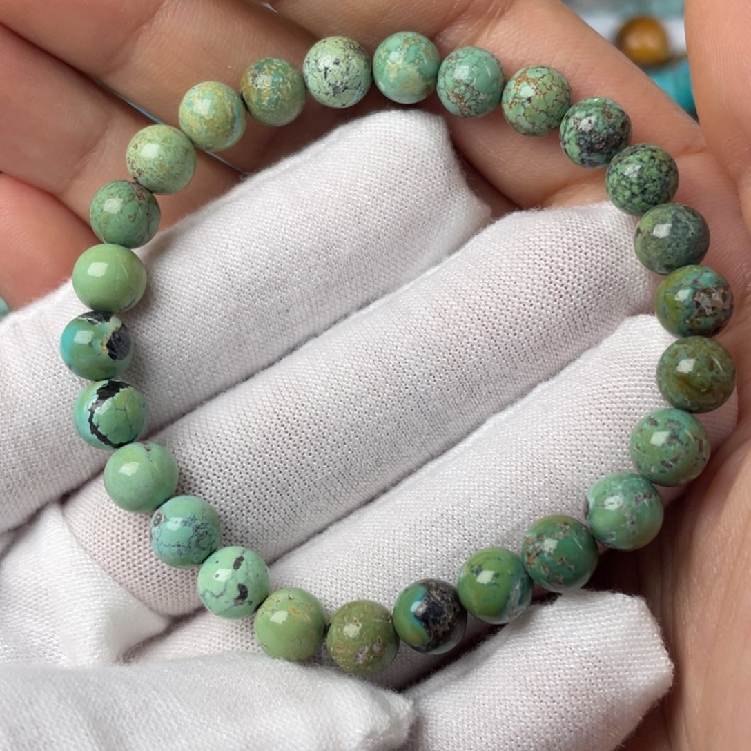 绿松石未镶嵌配饰6.8