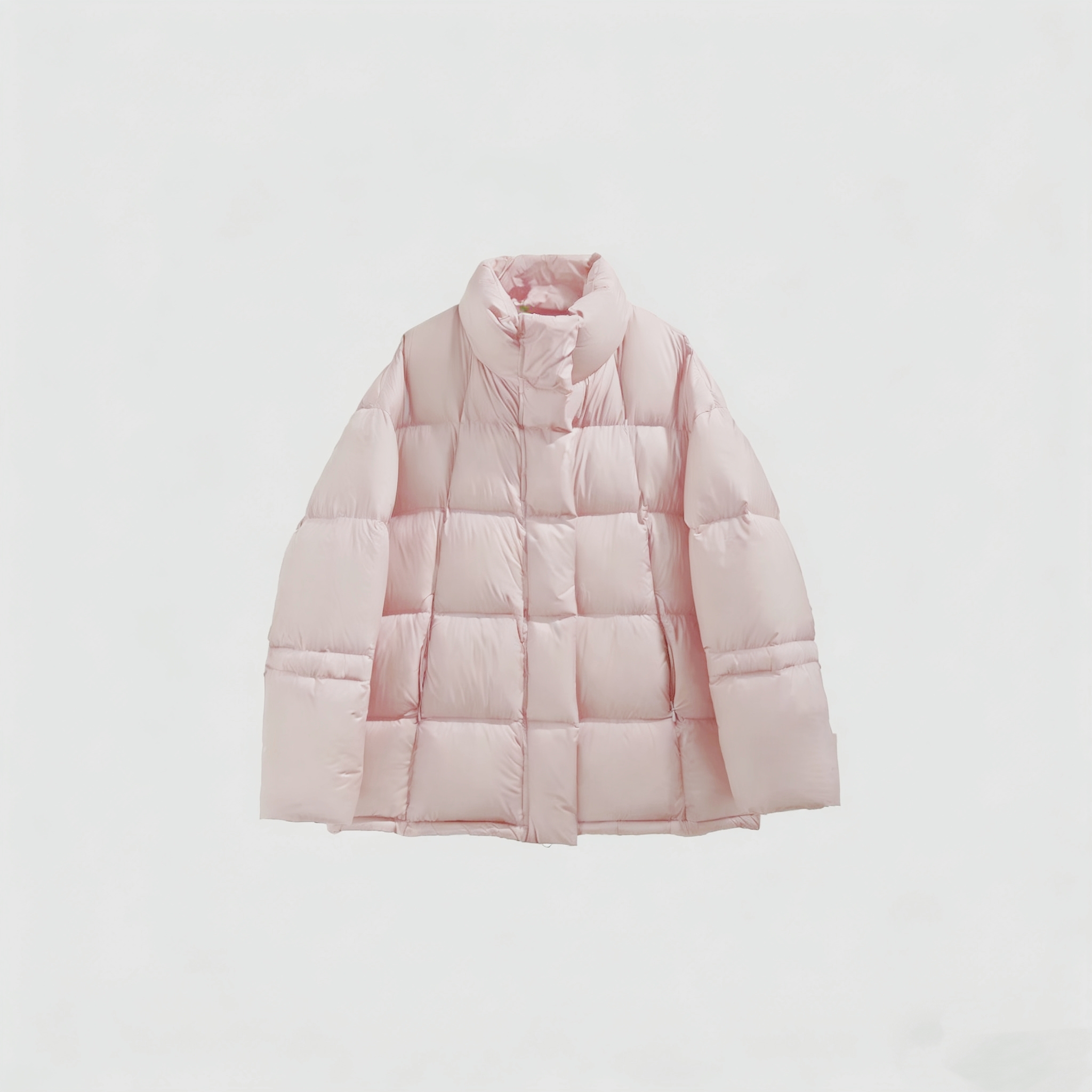 保真2025新款新国标90白鸭绒立领泡芙羽绒服女中一手长冬外套058