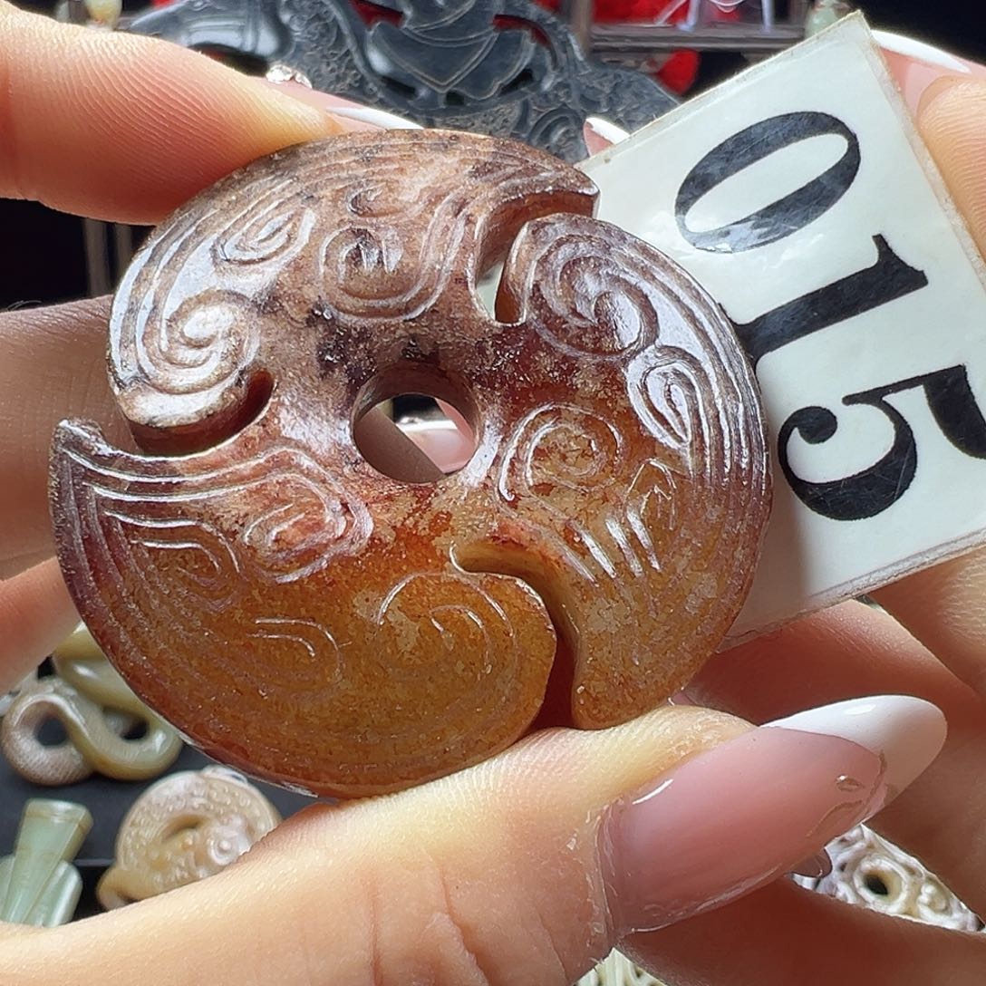 独***身和田玉未镶嵌挂件