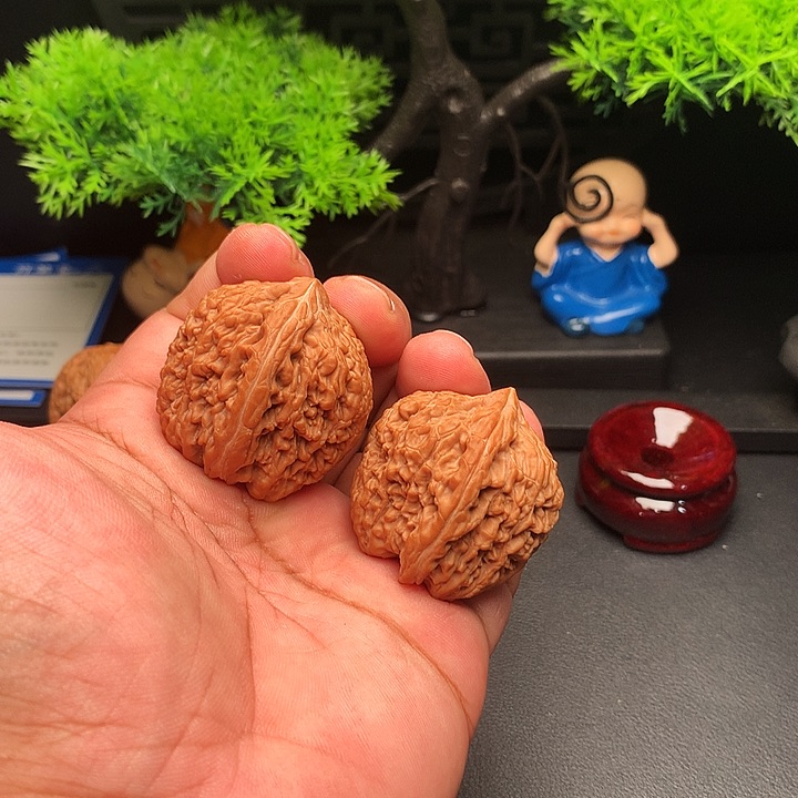 吊坠文玩核桃38蒜头