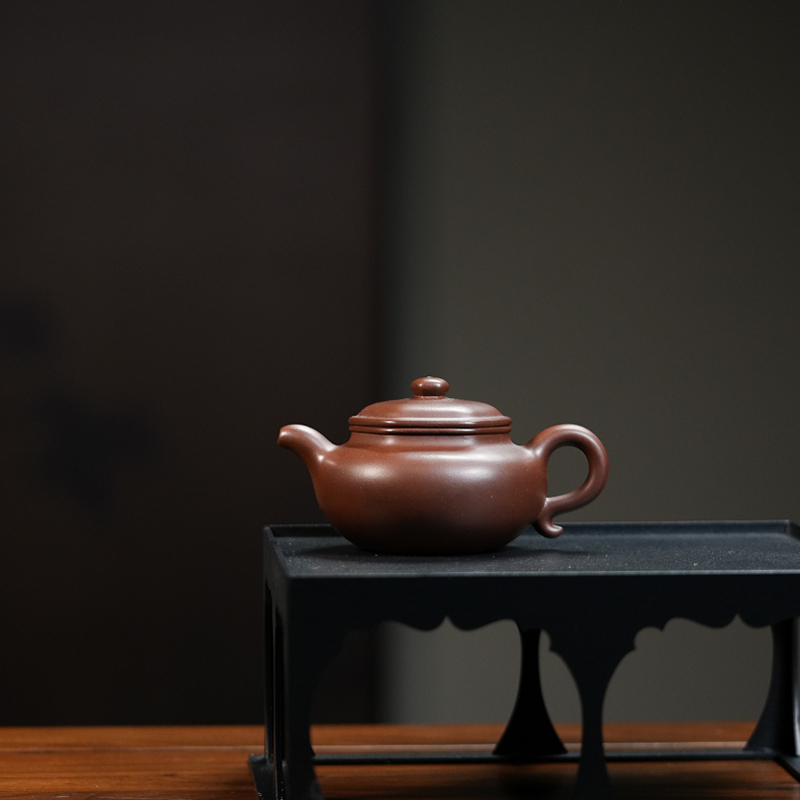 细腻如脂！圆擀方 六方仿古壶 大亨仿古 早期紫泥老料 全手工200CC