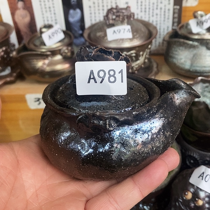 紫砂茶杯柴烧纯手工981