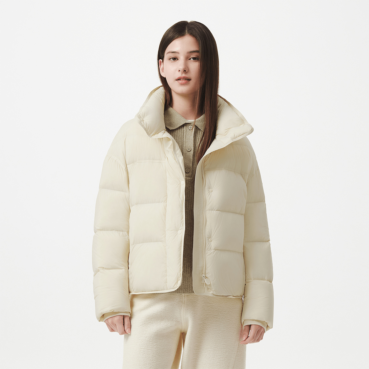 坦博尔元气色系廓形泡芙羽绒服TB5530306Z