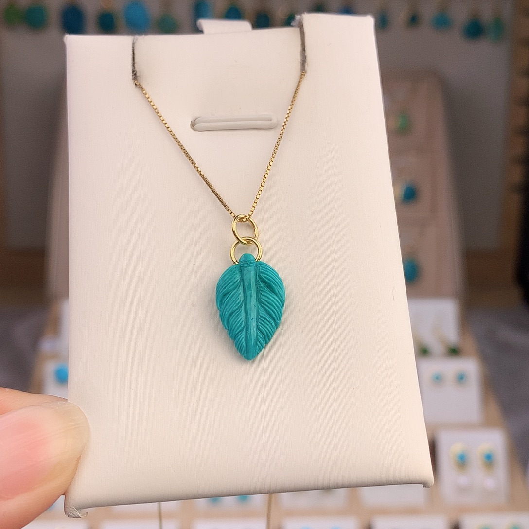 绿松石未镶嵌吊坠(不含链)