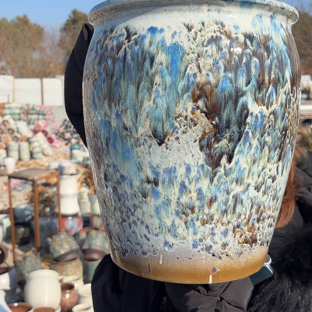 口径25高30一个青花大口径