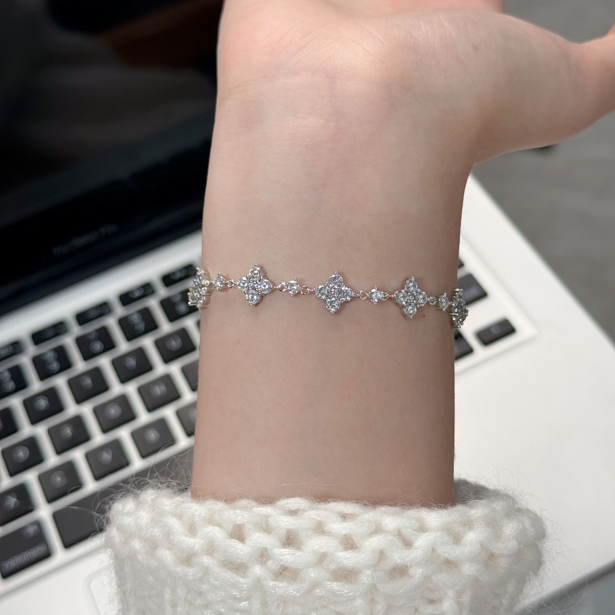 早兰 925银手链 【星允手链】S925气质轻奢时尚百搭韩版ins风手链