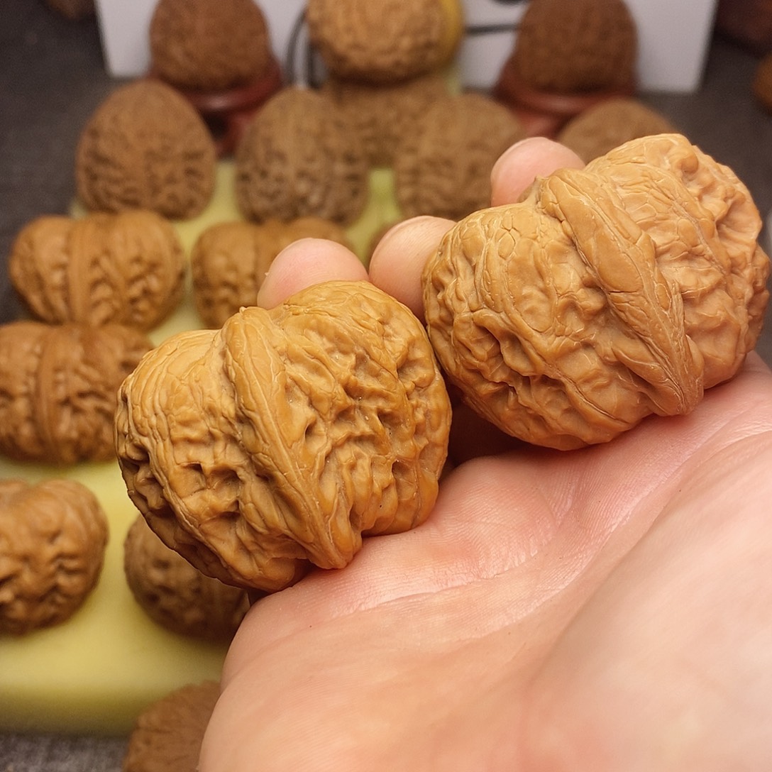 『***』43尺元宝文玩核桃