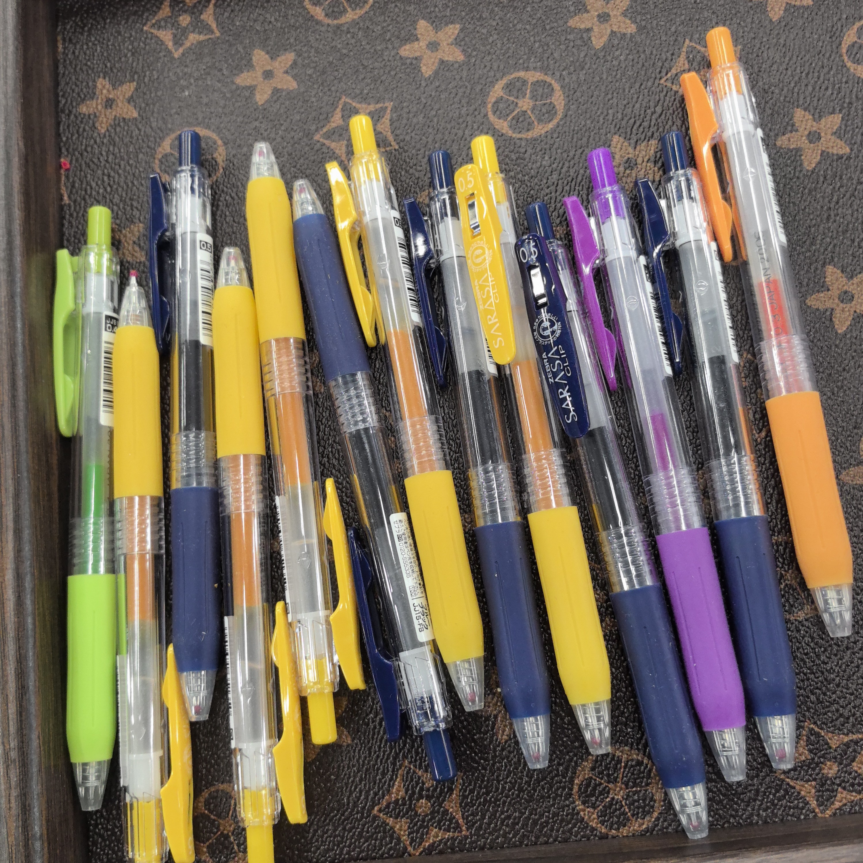 斑马彩色13支中性笔