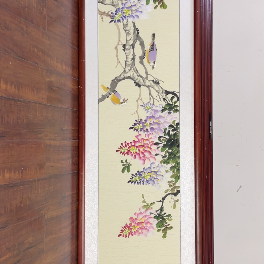 国画带框尺寸48*163厘米
