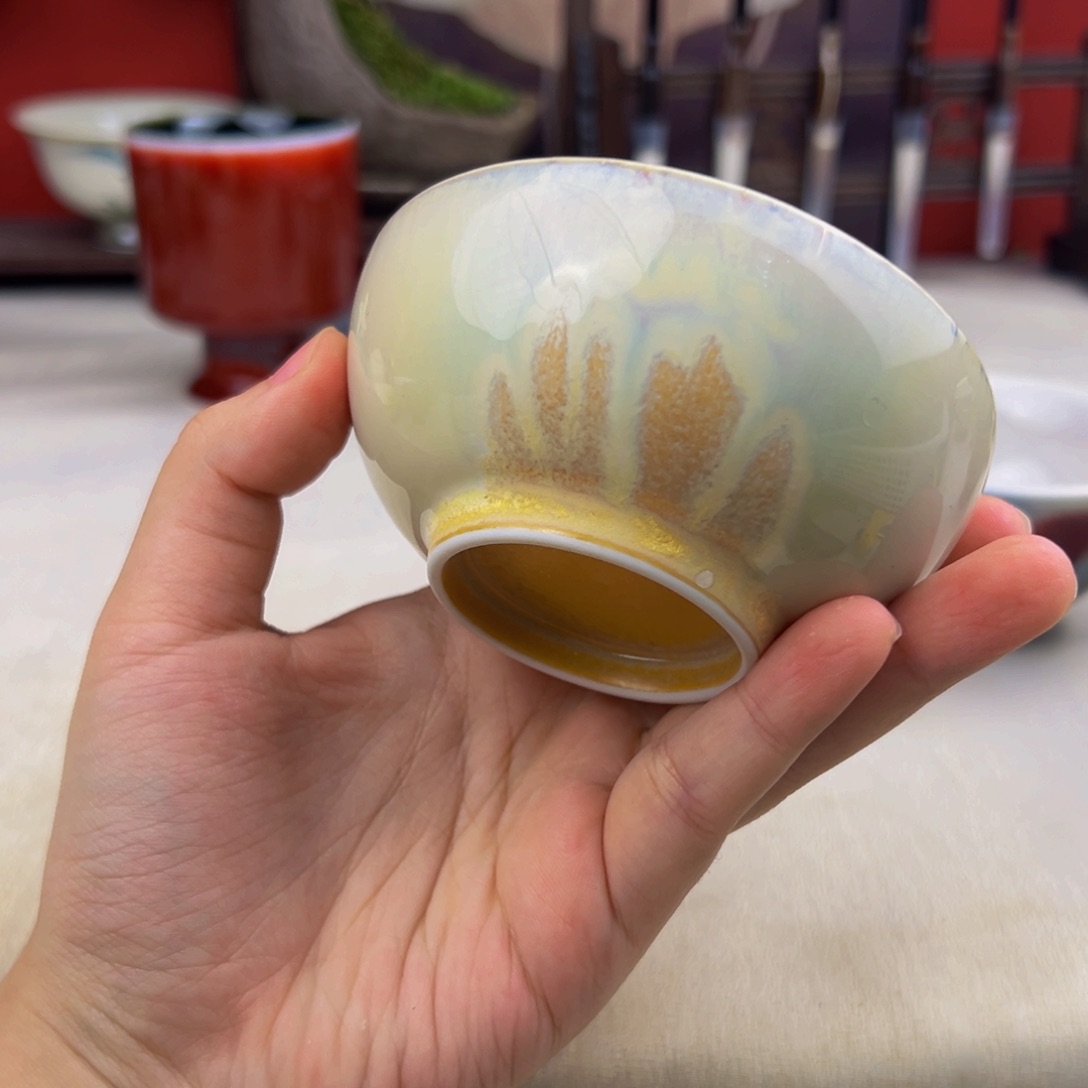 杯子纯手工柴烧主人杯