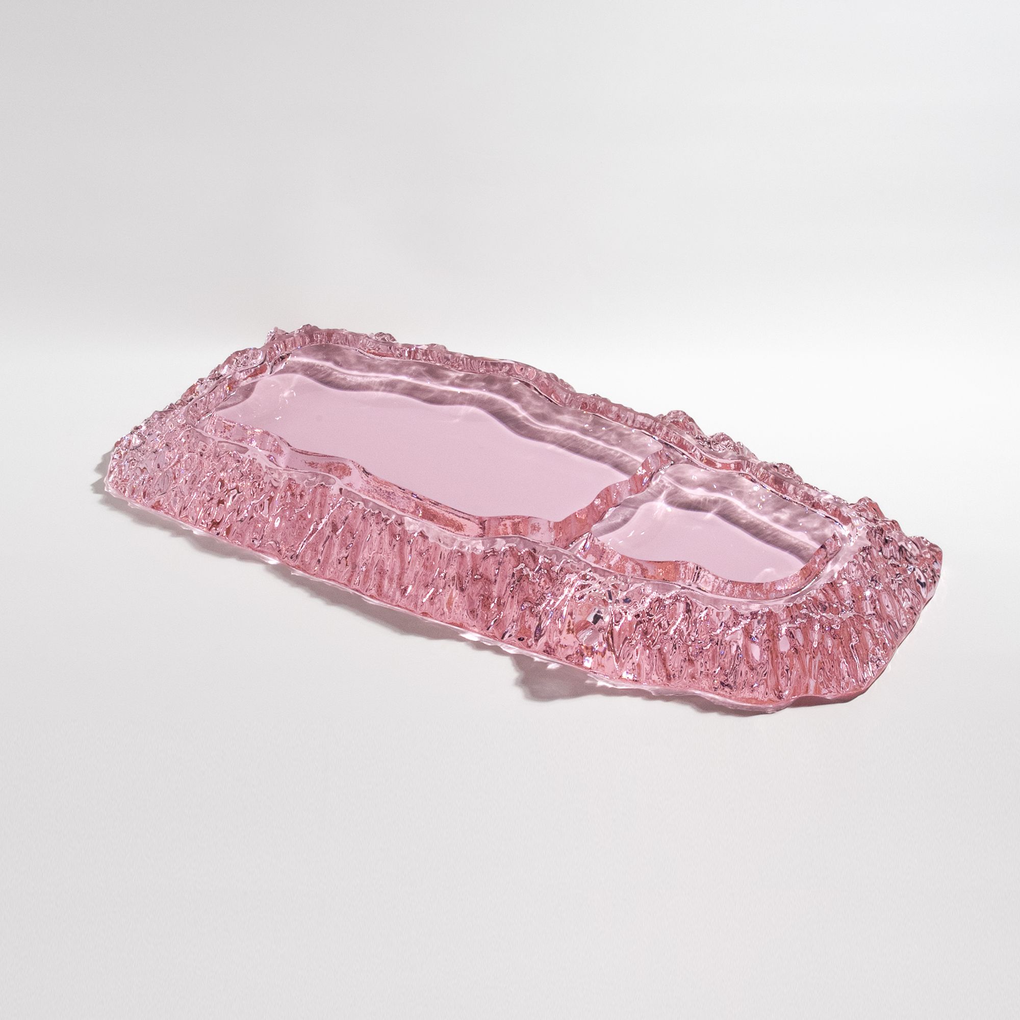 安桔美术馆【山河茶盘】AJ1216167意式极简轻奢新中式高端艺术摆件