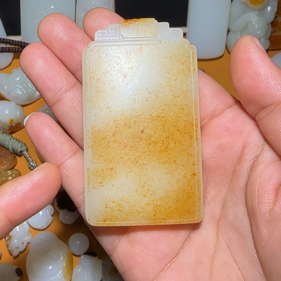 和田玉颈饰未镶嵌善**颖