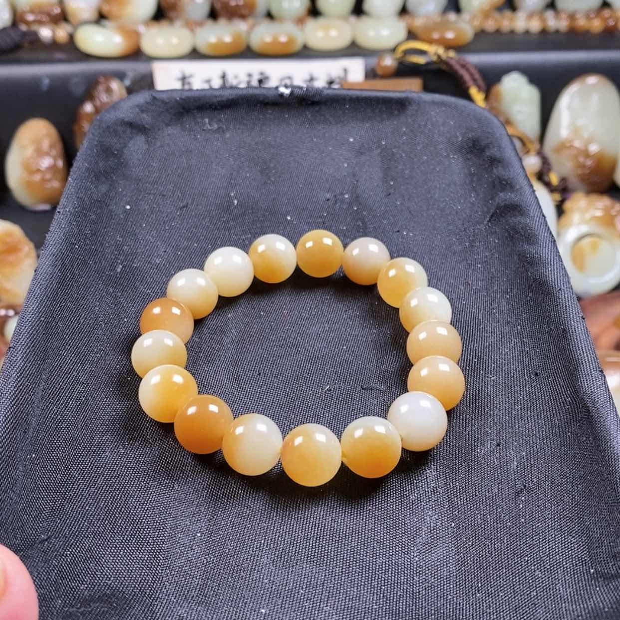【闪购商品】和田玉（糖玉）手链未镶嵌