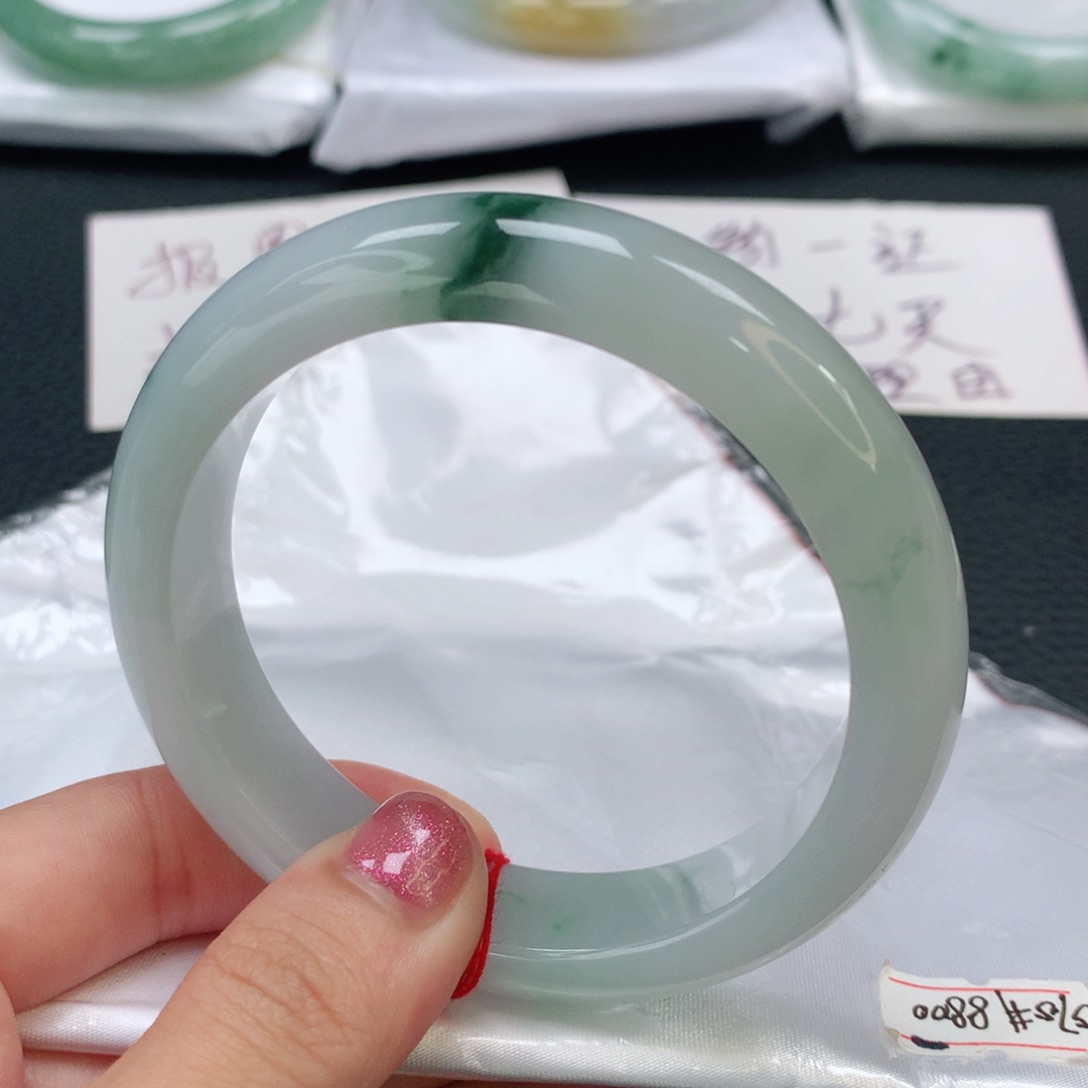 翡翠手镯未镶嵌翡翠手镯57.9