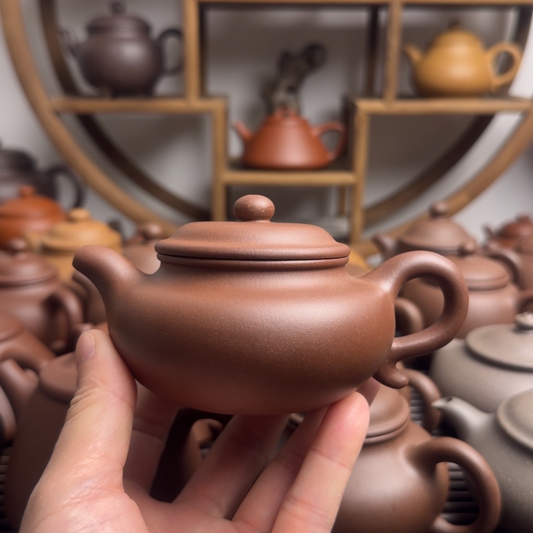 紫砂茶壶仿古200cc台西嫩底槽清
