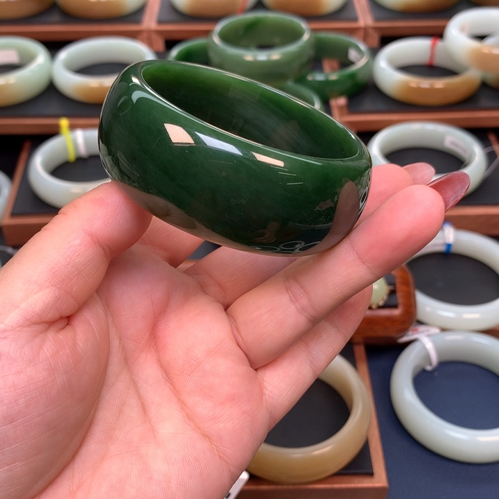 和田玉（碧玉）5960圈口未镶嵌