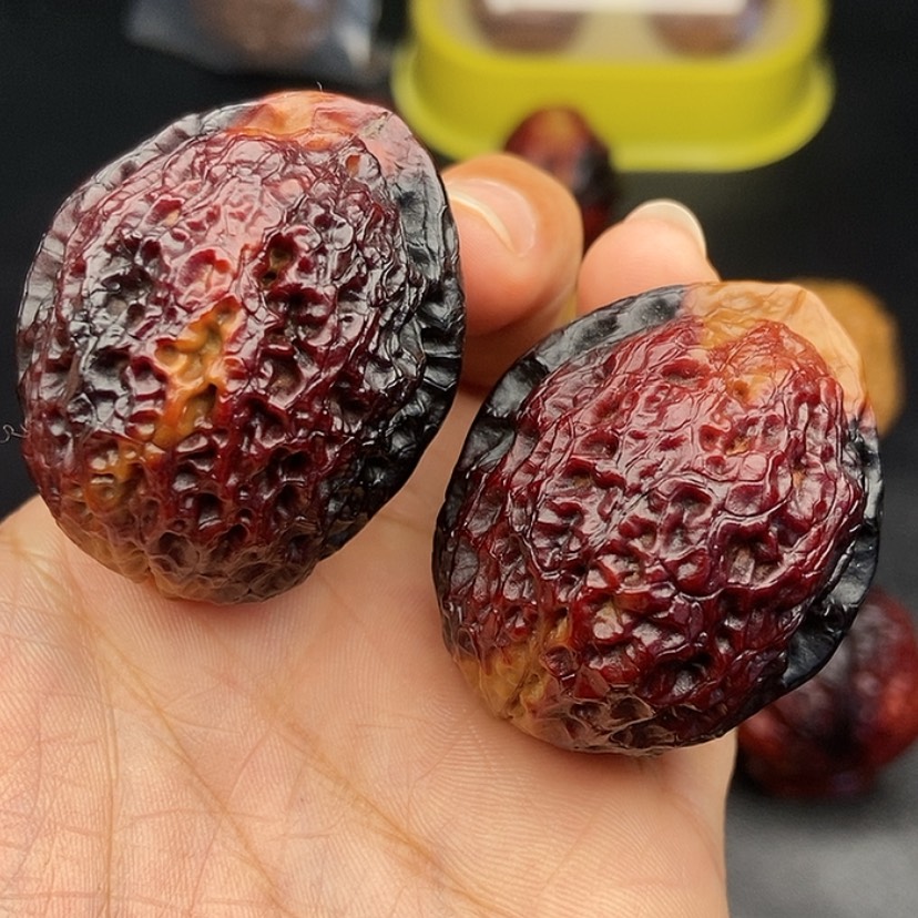 【闪购商品】把件文玩核桃38尺罗汉头53克