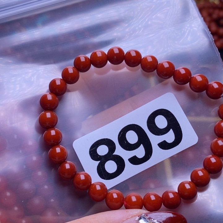 南红玛瑙手链合金你**呀