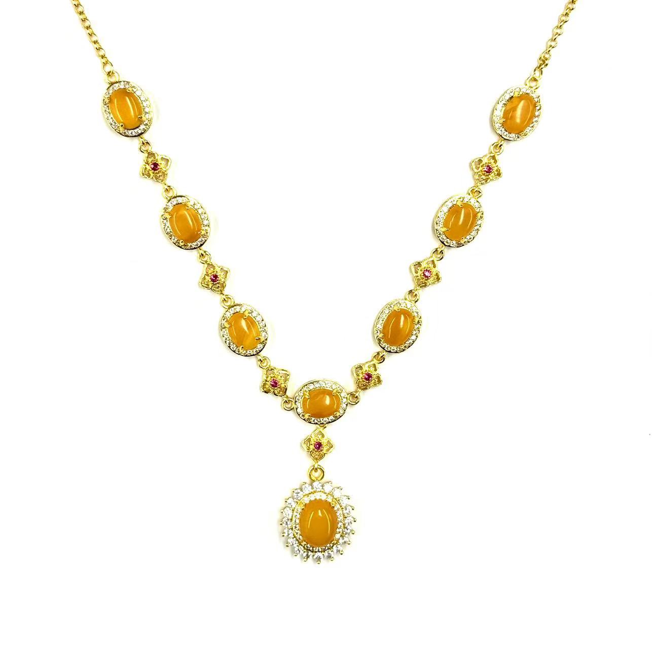 m717-国风设计款晚宴链项链-赠礼盒